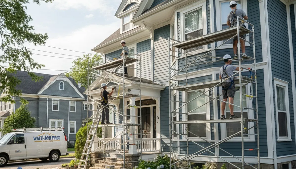 Newton, MA painting contractor delivering professional interior and exterior house painting services